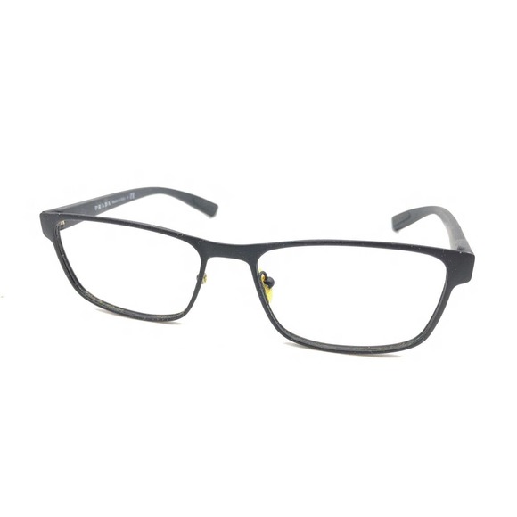 Prada VPS 50G DG0-1O1 Matte Black Red Eyeglasses Frames 55-17 140 Italy Designer - Picture 8 of 12